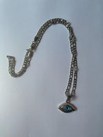 Botanica La Luz Divina Gold-Plated & Silver-Toned Blue Eye Charm Necklaces: Elegance Meets Spiritual Protection