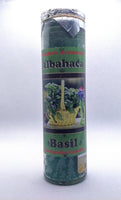 Basil  ( Albahaca )    Prepared Candle