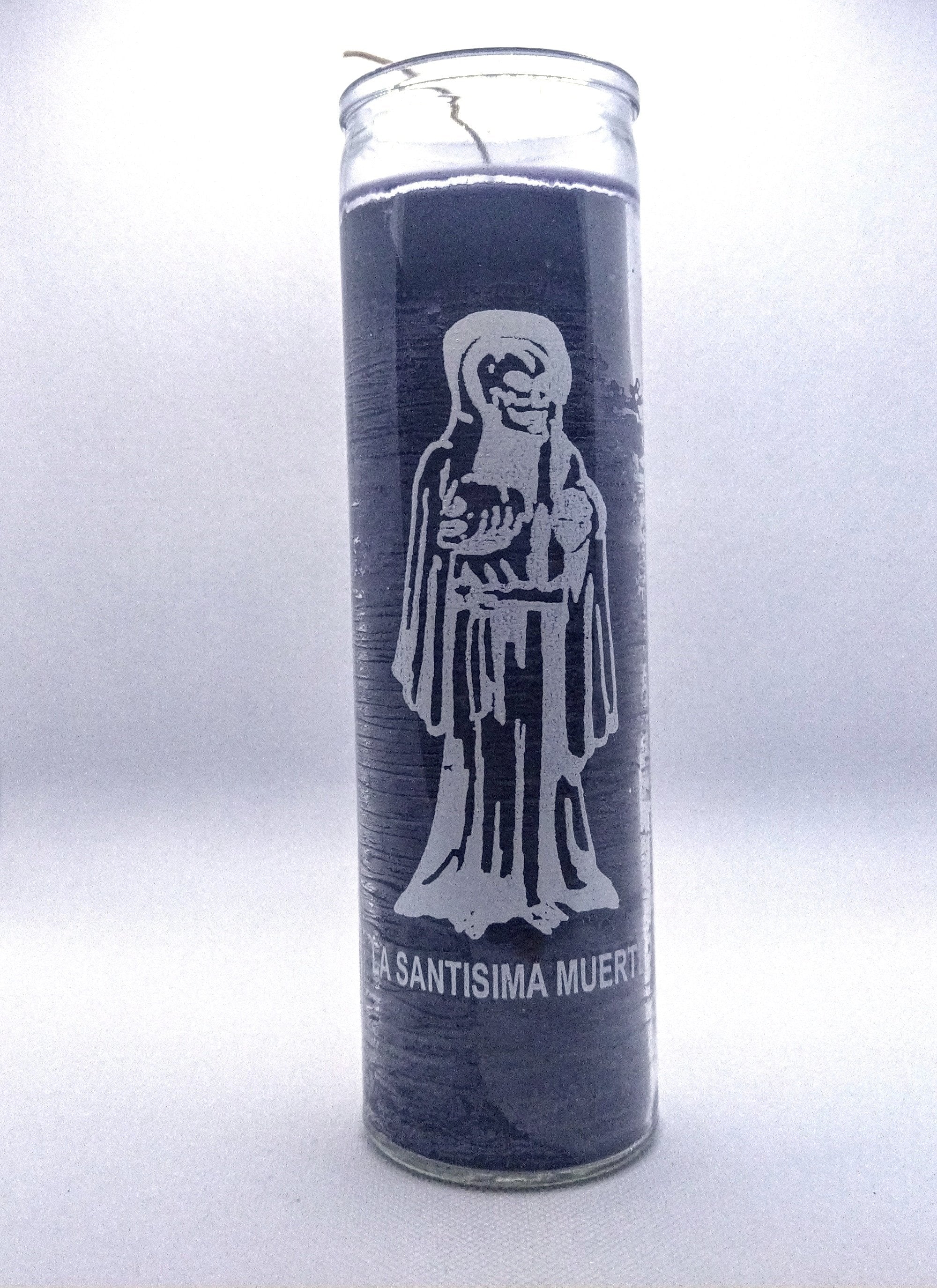 Bleeding Skull Candle Holy Death Santisima Muerte 3 by 4 inches Santeria  Wicca