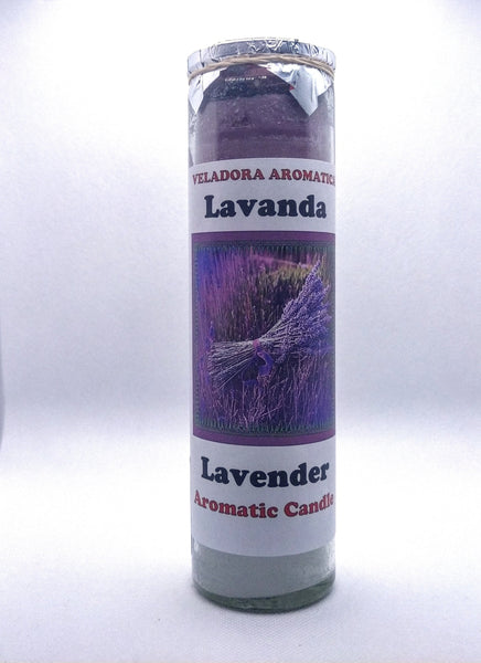 Lavender  ( Lavanda )    Prepared Candle