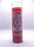 Lucky Indian Spirit  ( El Indio Poderoso )   Red ( Rojo ) Candle