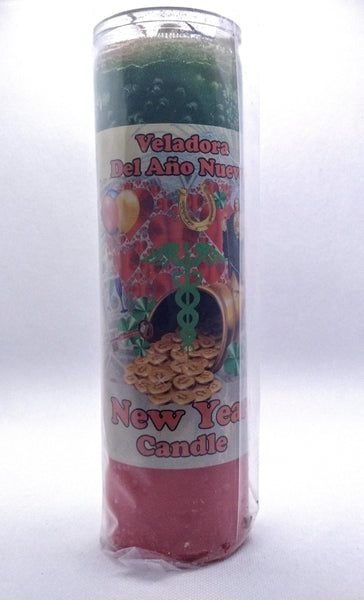 New Year Canlde  ( Vela de Año Nuevo )    Prepared Candle