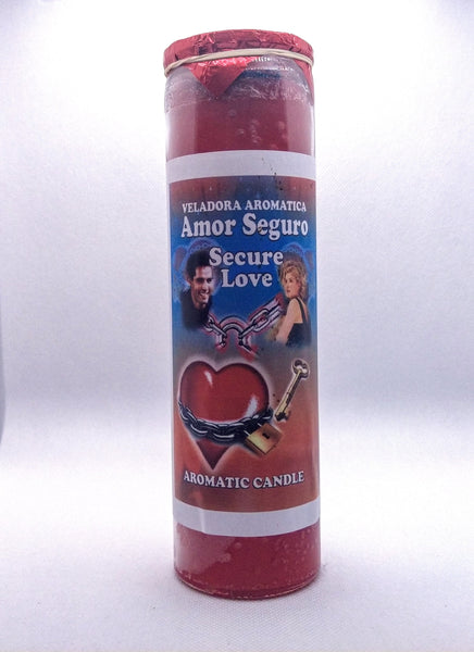 Secure Love  ( Amor Seguro )    Prepared Candle