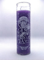 St. Barbara Africana Purple ( Morado ) Candle