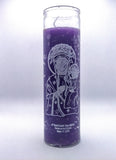 St. Barbara Africana Purple ( Morado ) Candle
