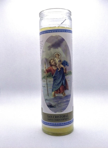 St. Christopher  ( San Cristobal )   Candle