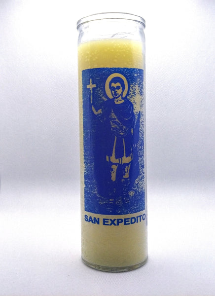 St. Expedito Yellow ( Amarillo ) Candle