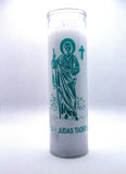 St. Judas Tadeo  ( San Judas Tadeo )   White ( Blanco ) Candle