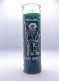 St. Simon  Green ( Verde ) Candle