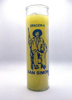 St. Simon  Yellow ( Amarillo ) Candle