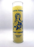 St. Theresa  ( Santa Teresa )   Yellow ( Amarillo ) Candle