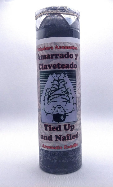 Tied Up and Nailed  ( Amarrado y Claveteado )    Prepared Candle